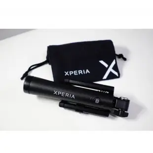 ☆☆SONY原廠限量小物☆☆ Xperia 迷你輕巧自拍棒(含收納袋)(XA2系列不適用)粉/黑 交換禮物