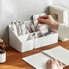 Storage Multiple Grids Storage Box Desktop Organize Box Remote Control Storage