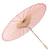 Willow Tree Bamboo Paper Parasol 84 cm Pink Umbrella