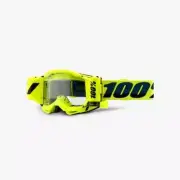 100% Accuri-2 Forecast (Adult) MX ROLL-OFF Goggles - Fluo Yellow