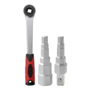Carbon Steel Radiator Spanner Ratchet Handle Adjustable Size for Easy Use