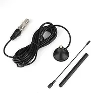TV Dual Antenna, Indoor TV Antenna Vertical Dual Antenna Indoor HD Antenna Europe and America Antenna for ATSC/ISDB