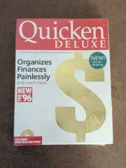 Quicken Deluxe Macintosh Organizes Finances Painlessly for 96 CD-ROM Mac OS NEW