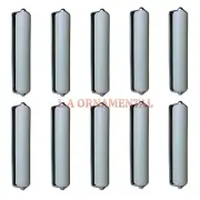 Gate Roller Top Guide Rubber Hard Plastic 12" Sliding Rolling Slide White Lot 10