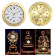 36MM Quartz Clock Inserts Movement Replacement DIY Gold Arabic Numbers