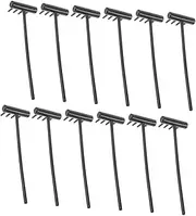 Abaodam 12pcs Sand Rake Set Mini Plastic Rakes for Beach Sand Castle Building Zen Garden Play Calming for Creative Fun Gardening
