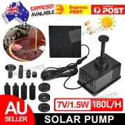 Solar Powered Water Pond With Filter Pump Garden Submersible Fish Tank Fountains