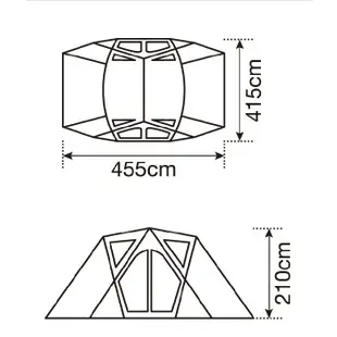 日本直郵 Snow Peak 貝殼帳篷  4人用 防水 防紫外線  高級 TP-623R 售價含關稅