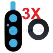 Lot of 3 iPhone Main Rear Back Camera Lens Cover Glass Adhesive Replacement Part