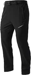 [nailiko] Men's Lightweight Hiking Pants Quick-Dry Waterproof Outdoor Cargo Pants with Stretchable Waist