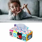 Plush Handkerchief Box Rainbow Dance Scarves Crumpled Fabrics Soft Scarf Box for Cartoon Animal