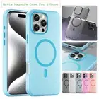 For iPhone 16 15 14 13 12 11 Pro Max Plus Case Magsafe Shockproof Magnetic Cover