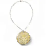 Antonella Piacenti Damask Necklace Pendant 925 Silver