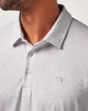 Travis Mathew Mens Free Passage Short Sleeve Golf Polo - Large - White
