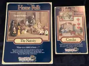 2 NEW Vintage Home Folk Patterns The Nativity & Creche Ltd Ed Donna Gallagher