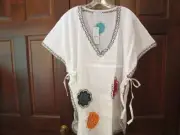 Embroidered Butterfly Tunic by Mud Pie, Size Small/Med., NWT