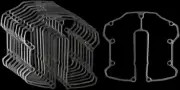 CM Upper Rocker Cover Gasket .02 Thick 10pk Harley Freewheeler 17-24