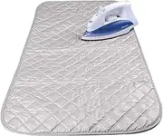 Ironing Blanket, Magnetic Mat Laundry Pad, Portable Travel Ironing Mat, Foldable Thickened Heat Resistant Ironing Pad Cover for Dryer Countertop