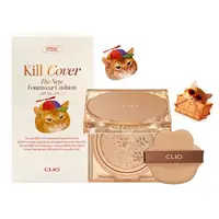 在飛比找蝦皮購物優惠-╭°☆ 現貨韓國 CLIO Kill Cover 貓咪氣墊粉