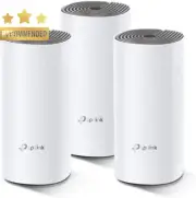 TP-Link Deco E4 Mesh WiFi System AC1200 Whole Home WiFi Router 3-Pack