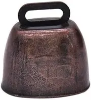 WeiLaiKeQi Vintage Cowbell Collection with Resonant Chimes, Red Bronze Color, 5 Pcs