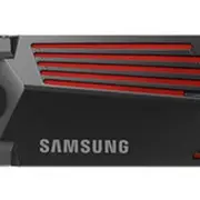 Samsung 990 Pro 1TB with Heatsink Gen4 NVMe SSD 7450MB/s 6900MB/s R/W 1550K/1200K IOPS 600TBW 1.5M Hrs MTBF for PS5 5yrs Wty