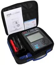 Insulation Resistance Tester Megohm Meter AC DC Voltage Tester With 0.1MΩ~200GΩ