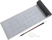 Angoily 1 Set Beginner's Chinese Calligraphy Set With Water Writing Cloth Pen Brush And Water Dish Quick Drying Fabric Cloth For Clear Writing