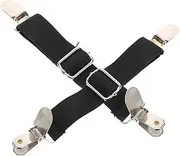 Elastic Boot Straps for Bed Sheets Trousers Stirrups Clip for Motorcycle Pants Women's and Men's Pants Seat Cushion Fasteners