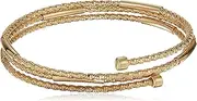 [Napier] Women's Gold-Tone Coil Stretch Bracelet