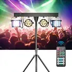 180W Par Light w/Stand Stage Lighting RGBW DMX Remote Party DJ Disco Light w/Bag