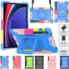 For Samsung Galaxy Tab S9 S10 FE Plus Shockproof Heavy Duty Stand Case Cover