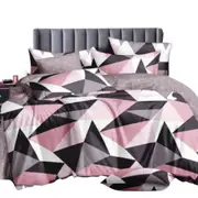 Pinkly Cotton Bed Quilt Doona Cover Set Various Size