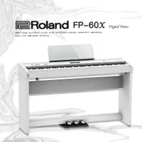 在飛比找PChome24h購物優惠-『Roland 樂蘭』極具現代時尚外觀數位鋼琴 FP-60X