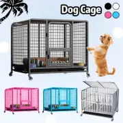 Dog Cage Crate 30"36'' Large Puppy Rabbit Cat Foldable Metal Kennel Portable