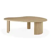 Ethnicraft Oak Boomerang Coffee Table