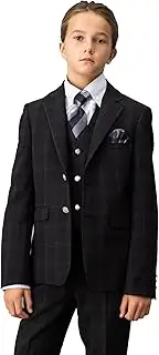 WF by WANDER FACTORY(ワンダーファクトリー) Wonder Factory 1028957 Boys Set Suit with Vest 6 Piece Set