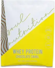 Soul Nutrition Whey Protein Sample Pack, Chocolate Swirl, 40g