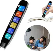 Scan Translator Pen, Online 142 Language Scan Reader Pen Reading Pen with 3.71inch Touchscreen, Real Time Scan Reader Pen for Dyslexia, Offline 10 Languages Scanning Translation