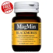 Blackmores Magmin 500 Mg 50 Tablets Magnesium Defeciency