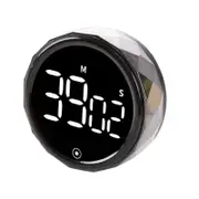 Digital Kitchen Timer Large LED Display Magnetic Countdown Timer-Brown