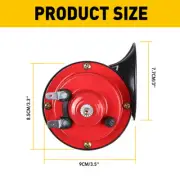 12V 300DB SUPER LOUD SNAIL AIR HORN MOTORCYCLE CAR TRUCK BOAT TRAIN UNIVERSAL US