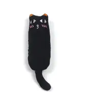 Catzon Catnip Filled Cartoon Mice Cat Teething Chew Bite-Resistant Catnip Toys-Black