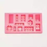 12 Bricks/Legos Silicone Fondant Mold