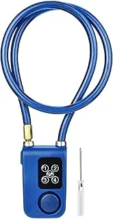 QANYEGN AntiTheft Chain Lock, Y787 4 Digital Passwords Smart Alarm Lock, Alarm Sound Electric Lock for Motorcycle Gate