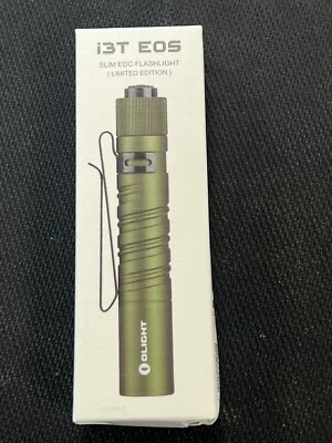Olight I3T EOS RARE OD Green 180 Lumen Dual-Output EDC Camping Portable Torch