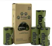 Eco-Friendly Compostable Biodegradable Dog Poo Bags, Oh Crap Poo Bags