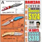 #Angless #Damascus Folding Knife #Set of 3 Knife #Handmade #Lot 3