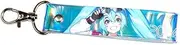 Racing Miku 2024 JCL Team UKYO Cheering Ver. Aurora Tape Keychain