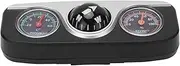 3 in 1 Car Compass Navigation Ball Precise Plastic Multifunctional Compass for Dashboard
